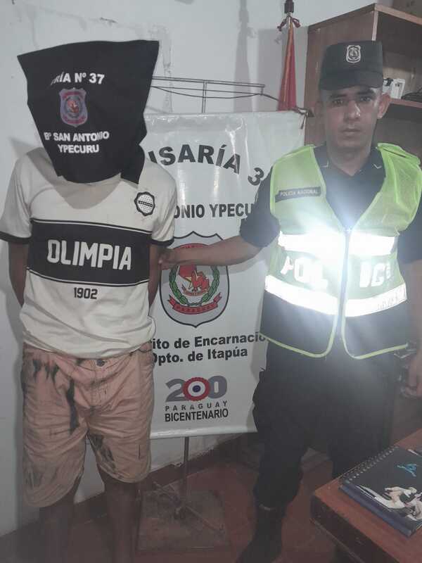 Aprehenden a hombre por atropello, amenazas y portación de arma blanca en San Antonio Ypekuru