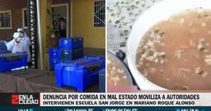 Diario HOY | Tras denuncias, verifican calidad de alimentos proveídos en escuela de Mariano R. Alonso