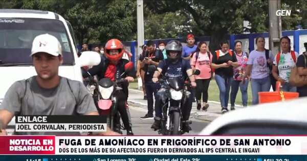 Diario HOY | Empleados de frigorífico fueron retenidos tras fuga de amoníaco, denuncian