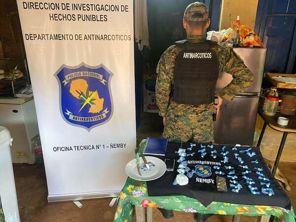 Allanamientos, detenciones e incautaciones de drogas en tres ciudades - Policiales - ABC Color