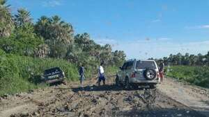 Alto Paraguay: aguaceros empeoran reparaciones parches de caminos - Noticias del Chaco - ABC Color