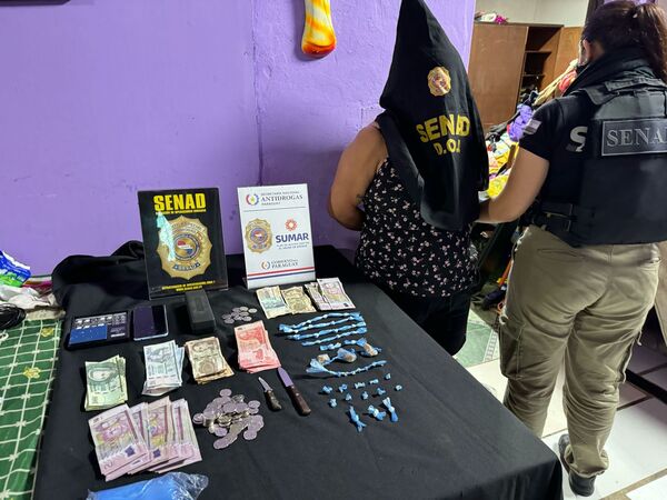 Operativos de la Senad causan perjuicio económico de USD 5,8 millones al microtráfico de drogas - .::Agencia IP::.