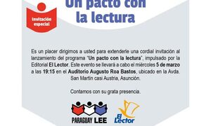 El Lector lanza a nivel país el programa «Un pacto con la lectura» 2025 – 2026