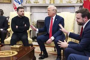 Alta tensión en el Despacho Oval: fuerte cruce entre Zelensky y Trump - Mundo - ABC Color