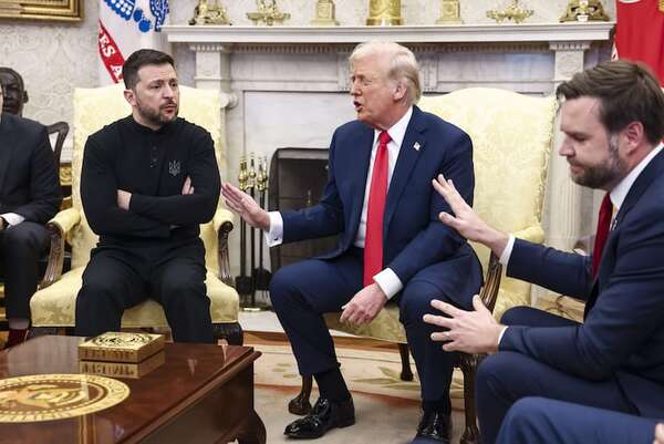 Alta tensión en el Despacho Oval: fuerte cruce entre Zelensky y Trump - Mundo - ABC Color