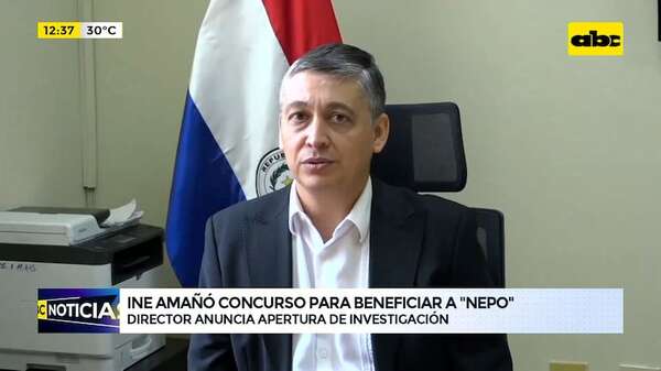 Video: director de INE anuncia investigación por presunto amaño a favor de hijo de Yamy Nal - ABC Noticias - ABC Color