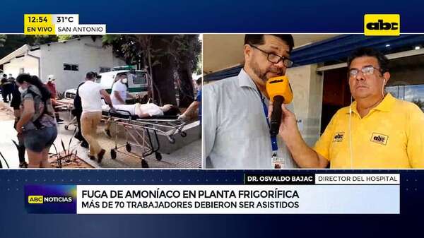 Video: Municipalidad de San Antonio anuncia clausura de frigorífico donde ocurrió fuga de amoniaco - ABC Noticias - ABC Color