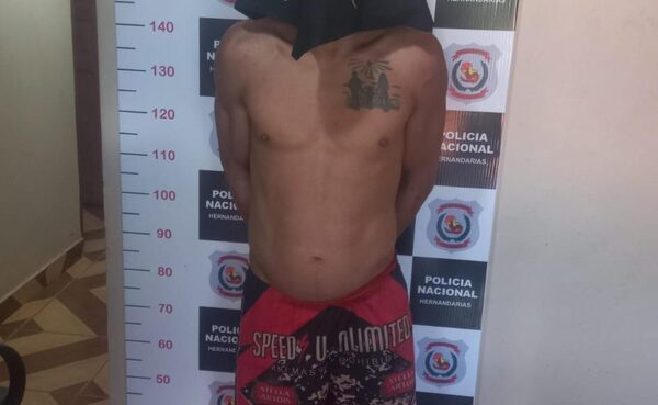 Aprehenden a hombre con antecedentes por robo y resistencia