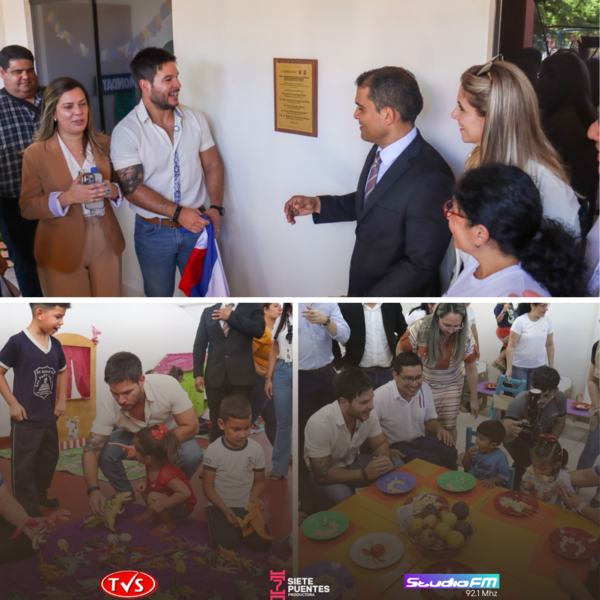 EN PRESIDENTE FRANCO, ALTO PARANÁ SE INAUGURÓ UN ESPACIO DE DESARROLLO INFANTIL Y UNA LUDOTECA - TVS