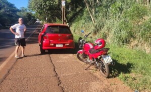 Motociclista sufre lesiones en accidente sobre el puente Cavalcanti 