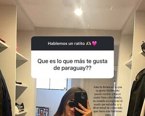 La novia colombiana de Enciso contó qué es lo que más le gusta de Paraguay
