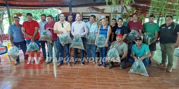 PISCICULTORES DE CAMBYRETÁ RECIBIERON ALEVINES DE PACÚ
