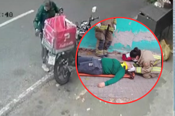 Bus de la línea 37 embistió a trabajadora de delivery - SNT