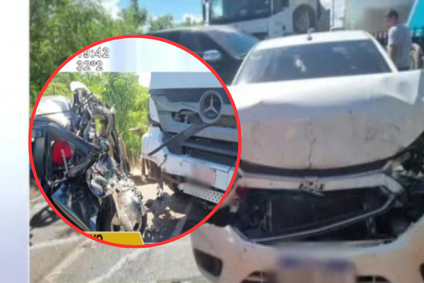 Camión fuera de control chocó contra cinco vehículos en Ypané - SNT
