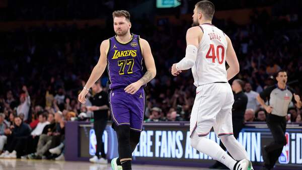 Doncic se regala el derbi de LA por su cumpleaños