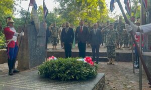 Rinden homenaje a los héroes en Cerro Corá