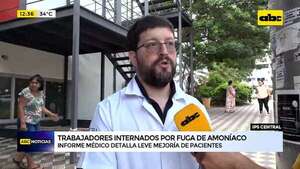 Fuga de amoniaco: una mujer permanece en cuidados intensivos de IPS - ABC Noticias - ABC Color