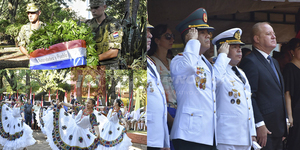 GOBERNADOR PARTICIPA DE ACTO CONMEMORATIVO POR EL DÍA DE LOS HÉROES EN ENCARNACIÓN