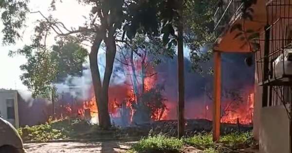 Diario HOY | Chispa desencadena gran incendio en depósito de San Lorenzo