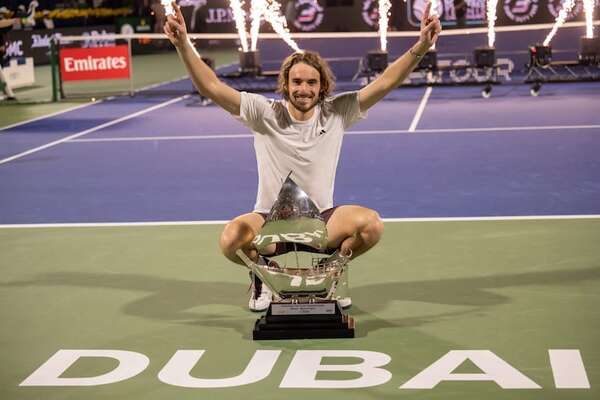 Tenis: Tsitsipas gana en Dubái su primer título ATP en casi un año - Polideportivo - ABC Color