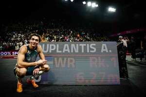Atletismo: Duplantis eleva de nuevo su techo: 6,27 m y undécimo récord mundial - Polideportivo - ABC Color