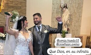 Se casó la hermanita de Nelson Haedo