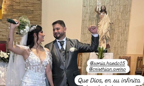 Se casó la hermanita de Nelson Haedo