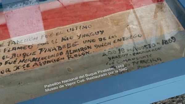 Restaurada la histórica Bandera Piravevé