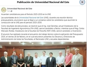 Luego de una nula gestión en la UNE, quieren seguir atornillándose en el cargo, con Meaurio al frente