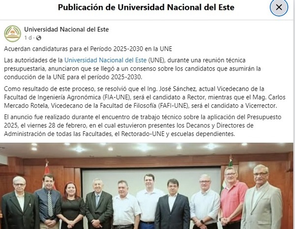 Luego de una nula gestión en la UNE, quieren seguir atornillándose en el cargo, con Meaurio al frente