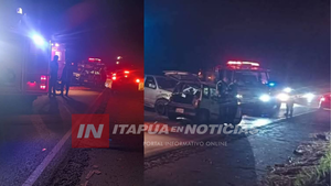 BRUTAL COLISIÓN EN CAPITÁN MEZA DEJA DOS VÍCTIMAS FATALES