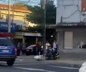 Dos vehículos se vieron involucrados en un accidente de tránsito sobre Eusebio Ayala