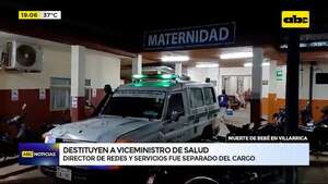 Muerte de bebé por falta de UTI: destituyen a viceministro de Salud y anuncian auditoría general - ABC Noticias - ABC Color