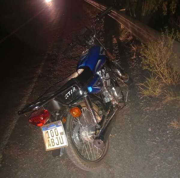 Motociclista fallece tras accidente en la Ruta PY 22