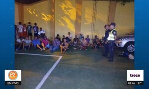 (Video) Operativo policial tras partido dejó varios detenidos y demorados