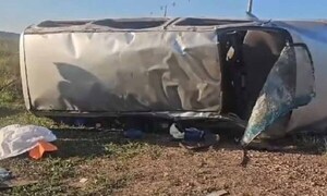 Paraguarí: Bache causa vuelco de vehículo y accidente deja dos muertos y cinco heridos – Prensa 5
