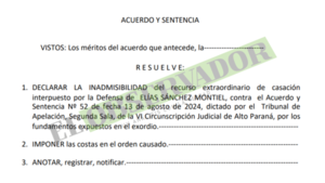Quedó firme la condena de 15 años para homicida que acabó con su víctima con 17 puñaladas 