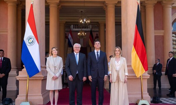 Peña dio recibimiento al presidente de Alemania, que inicia visita oficial