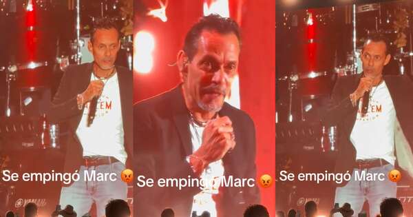 La Nación / ¡Marc Anthony estalló contra el público colombiano tras recibir un botellazo!