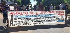 Pobladores de Caacupé exigen al MOPC pavimentación de un camino que conecta con Piribebuy - Nacionales - ABC Color