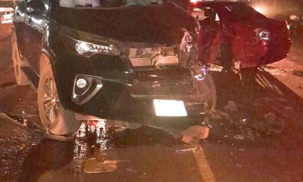 Triple choque en Santa Rita deja heridos y daños materiales