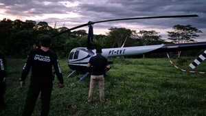 Recuperan en Pedro Juan Caballero un helicóptero robado en Brasil