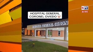 El recién inaugurado Hospital de Coronel Oviedo carece de algodón