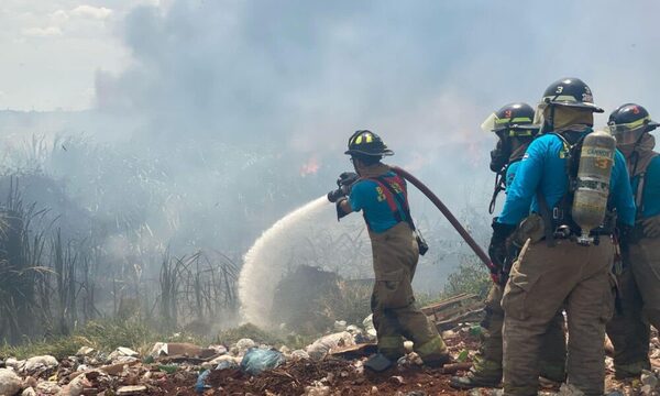 Incendio de mediana magnitud en el barrio San Cayetano