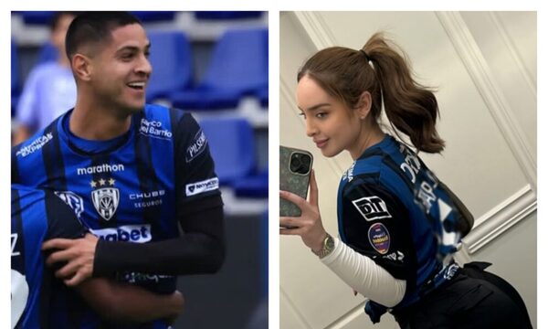 (VIDEO)Luis Zarate dedicó gol a su nueva chuli: Ella presumió su camiseta