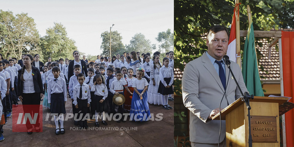 HOHENAU: HOMENAJE Y COMPROMISO EN EL ANIVERSARIO DE LA ESCUELA CERRO CORÁ