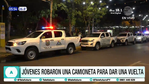 Jóvenes hurtaron un vehículo de alta gama para “dar una vuelta” en Asunción