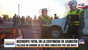 Tragedia en la Costanera: Sexagenario fallece tras ser atropellado por motociclista