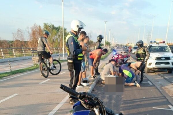 Motoca atropelló y mató a karai de 61 años
