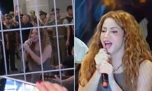 (VIDEO) ¡Shakira sorprende a fans y sale a cantar a la calle en Santiago de Chile!